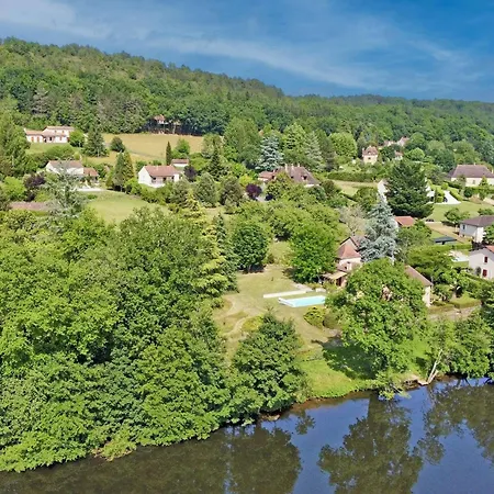 Maison En Pierres Avec Piscine Privee En Bord De Dordogne - Fr-1-824-2 Trémolat